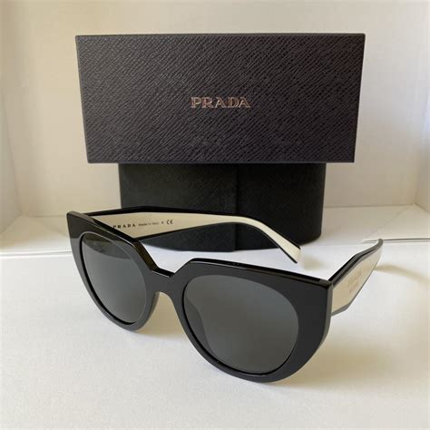 prada black and white sunglasses|Prada sunglasses women clearance.